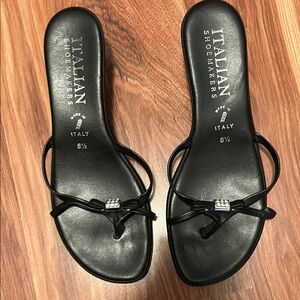 Italian Shoemakers Black Women's Sandals